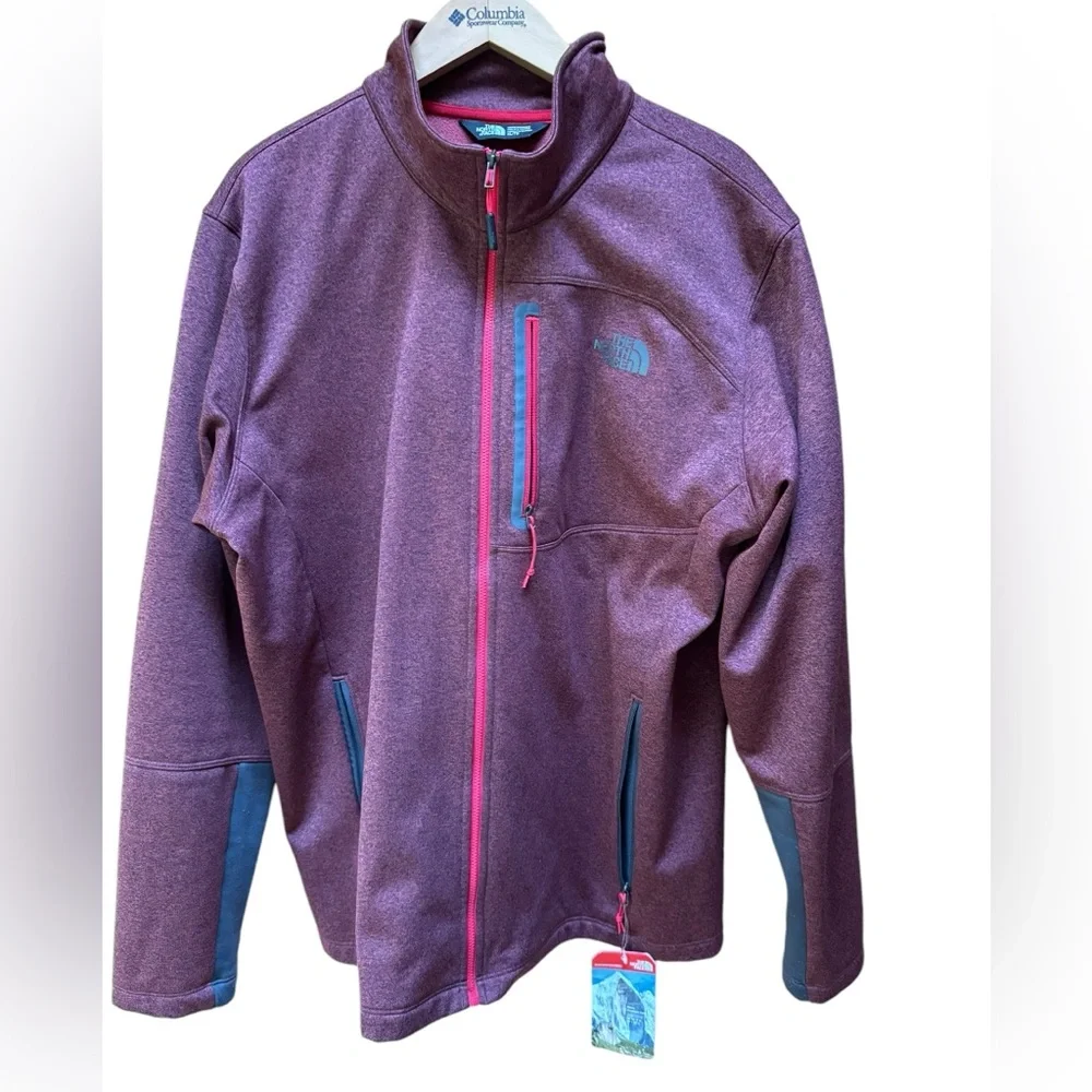 NWT‎ The North Face Active Fit Canyonlands Red Heather Full Zip Jacket